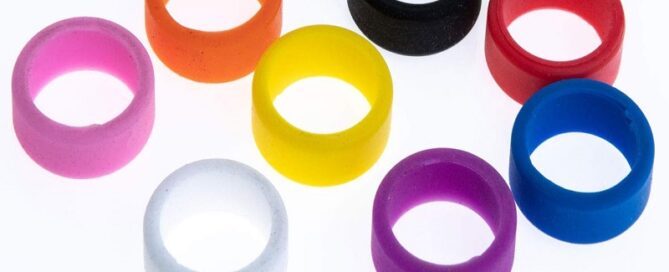 Tiny Rubber Band Clamp Food Cooking Durable Office Elastic wrap bands Colors Strong Rubberbands
