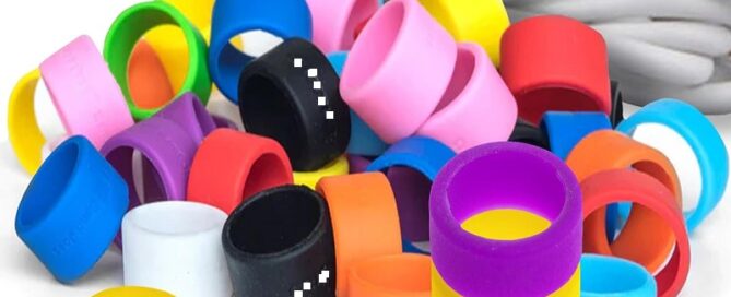 Tiny Rubber Band Clamp Food Cooking Durable Office Elastic wrap bands Colors Strong Rubberbands
