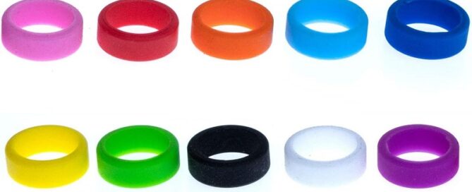 Tiny Rubber Band Clamp Food Cooking Durable Office Elastic wrap bands Colors Strong Rubberbands