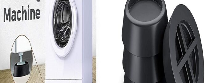 Washing Machine Foot Pads for Anti-vibration and Anti-Walk Washer and Dryer Rubber Feet Toolstation