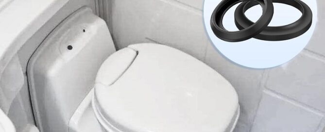 Waste Ball Rubber Seal for Toilets RV Toilet Seal Kit Rubber Flange Seal