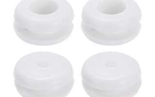 White Rubber Gasket Double Sided Hole Plugs Ring Gasket for Firewall Cable Wire Protecting