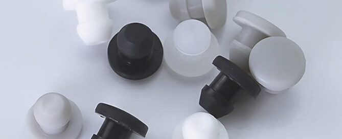 White Rubber Gasket T-type Plug Cover Snap-on Blanking End Food Grade Seal Stopper