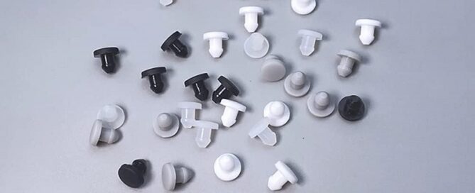 White Rubber Gasket T-type Plug Cover Snap-on Blanking End Food Grade Seal Stopper