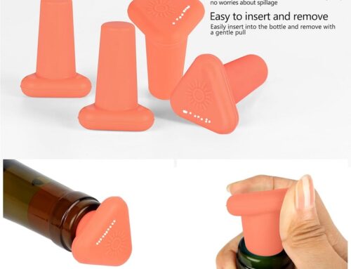 Wine Silicone Stoppers Silicone Corks Plug Uncork Heavy-Duty for all Bottles