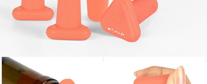 Wine Silicone Stoppers Silicone Corks Plug Uncork Heavy-Duty for all Bottles