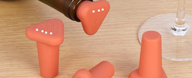 Wine Silicone Stoppers Silicone Corks Plug Uncork Heavy-Duty for all Bottles