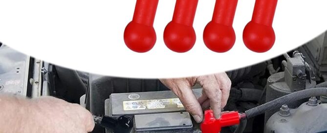 Automotive Power Terminal Covers Rubber Pipe Cable Lug Protective Covers Car Bonnet Rubber Seal