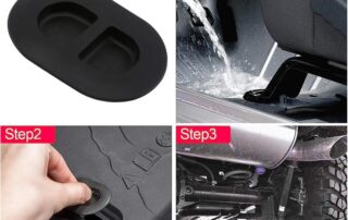 Automotive Rubber Body Plugs Car Floor Drain Plug for Wrangler Black Rubber Floor Pan Body Plug