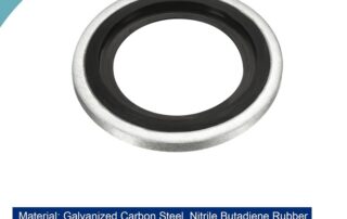 Bonded Sealing Washers M20 Carbon Steel Nitrile Rubber Gasket M20 Rubber Washer