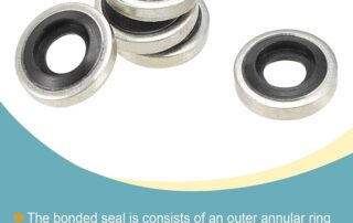 Bonded Sealing Washers M20 Carbon Steel Nitrile Rubber Gasket M20 Rubber Washer