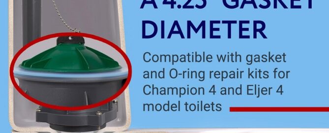 Canister Flush Valve Seal Rubber Seal for Toilet Blue Water Rubber And Gasket