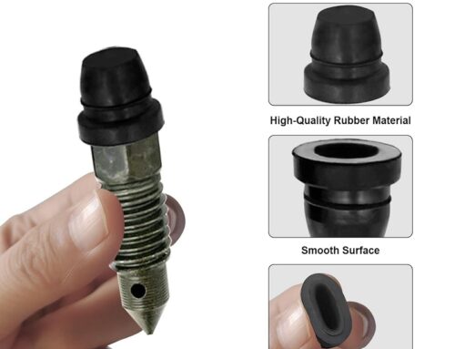 Car Brake Bleeder Screw Caps Rubber Zerk Covers Brake Caliper Dust Cover Car Bonnet Rubber Seal