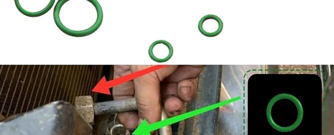 Car O-Ring Seal Rubber Air Conditioning Compressor Fixed Gasket Car Bonnet Rubber Seal