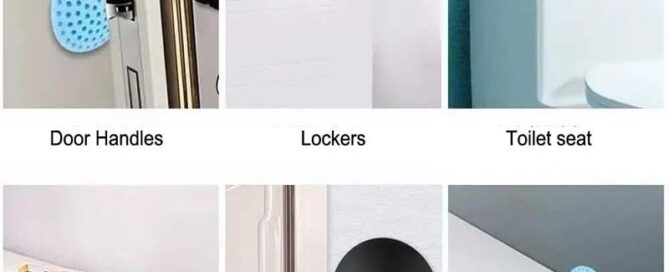 Door Stopper Wall Protector Round Wall Shield Cushion Self Adhesive Door Handle Bumper Guard