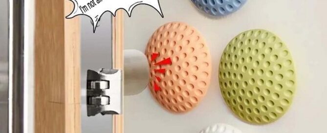 Door Stopper Wall Protector Round Wall Shield Cushion Self Adhesive Door Handle Bumper Guard