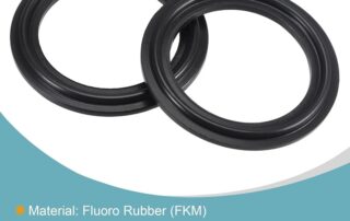 Fluorine Rubber Gasket Flange O-Ring for 1.5 Inch Vacuum Clamp Industrial Rubber Gasket