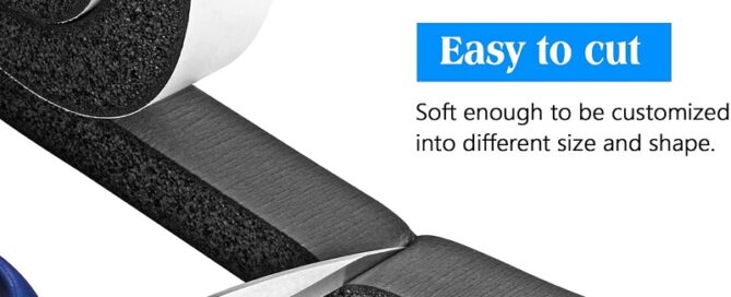 Foam Strips with Adhesive High Density Closed Cell Foam Tape Seal for Doors Foam Rubber Gasket