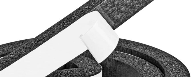 Foam Strips with Adhesive High Density Closed Cell Foam Tape Seal for Doors Foam Rubber Gasket