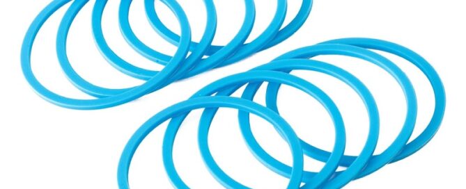 Food Grade Silicone Gaskets Seal Bottle Cap Water Bottle Sealing Ring Blue Water Rubber And Gasket