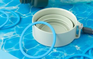 Food Grade Silicone Gaskets Seal Bottle Cap Water Bottle Sealing Ring Blue Water Rubber And Gasket