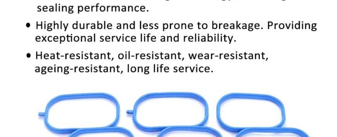 Intake Manifold Rubber Sealing Gasket Intake Manifold Upper and Lower Gasket