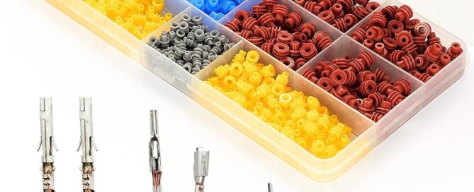 Rubber Connector Wire Seals Rubber Pin Connector Seals Kit Bonnet Rubber Seal