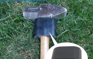 Rubber Hammer Handle Protector for Sledgehammer Axes Hammer Rubber Saver Prevents Overstrike