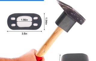 Rubber Hammer Handle Protector for Sledgehammer Axes Hammer Rubber Saver Prevents Overstrike