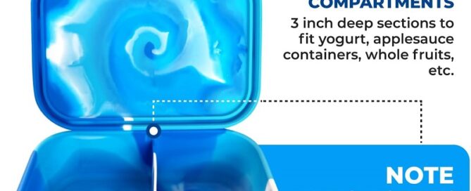 Silicone Bento Box Lunch Box for Kids Reuseable Eco Snack and Meal Container