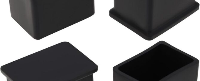 Square Rubber Hole Plugs Square Bars Rubber Caps for Glide Protection Automotive Rubber Body Plugs