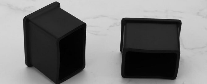 Square Rubber Hole Plugs Square Bars Rubber Caps for Glide Protection Automotive Rubber Body Plugs