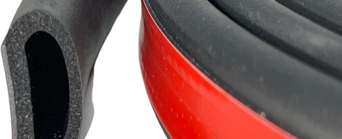 Trailer Door Seal Trim D Shaped EPDM Foam Rubber Multi-Use Seal Weather Stripping for Doors