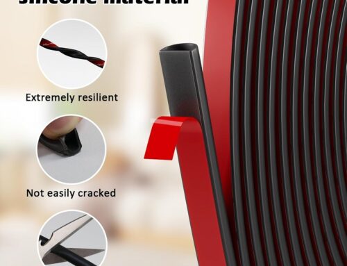 Trailer Door Seal Trim D Shaped EPDM Foam Rubber Multi-Use Seal Weather Stripping for Doors