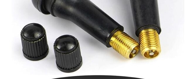 Tubeless Rubber Valve Pure Copper Body Anti-Rust Valve Core Bonnet Rubber Seal