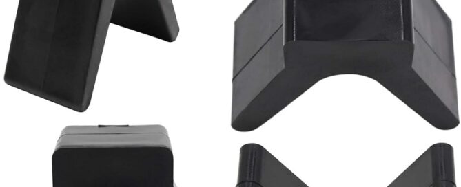 V-shape boat Trailer Bow Stop Polyurethane Rubber Block V-style trailer Roller Rubber Stoppers