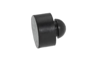 Black SBR Rubber Push in Ridged Bumper Rubber threaded bumpers Crock Pot Rubber Bumpers