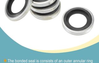 Bonded Sealing Washers M12 Carbon Steel Nitrile Rubber Gasket M12 Rubber Washers