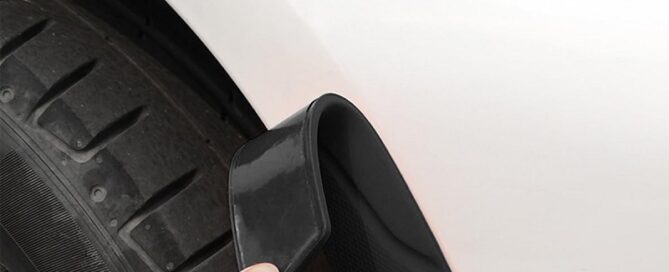 Car Wheel Tire Eyebrow Strips Auto Fender Flare Arch Lip Trim Strips Anti Collision Wheel Arch Rubber