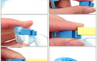 Child Eyeglass Rubber Arms Leg Hinge Elastic Silicone Leg