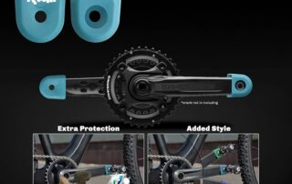 Crank Boot Silicone Protectors Bicycle Crank Rubber Arm Protectors Silicone Universal Crank Boots