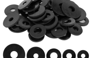 M12 Black Rubber Washers Vibration Absorbing Pads Rubber Faucet Washers