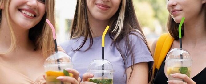 Metal Straw Silicone Tips Silicone Straw Tips Multi-color Rubber Flex Elbow Straw