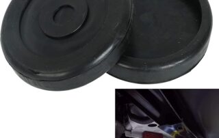 Round Rubber Arm Pads for Lift Set Slip On Over existing Lift Steel Adapter Top