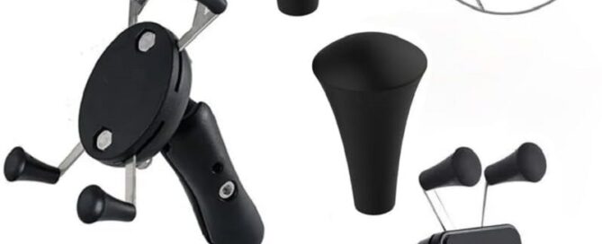 Silicone Grip Mount Stand Phone Holder Rubber Claw Bicycle Tablet Clamp Tip