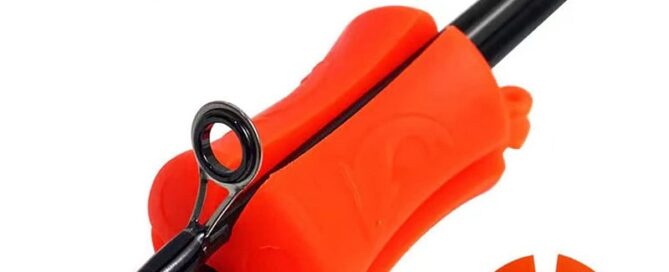 Rubber Strap Clamp Silicone Fishing Rod Holder Straps Portable Fishing Rod Fixed Rubber Ball