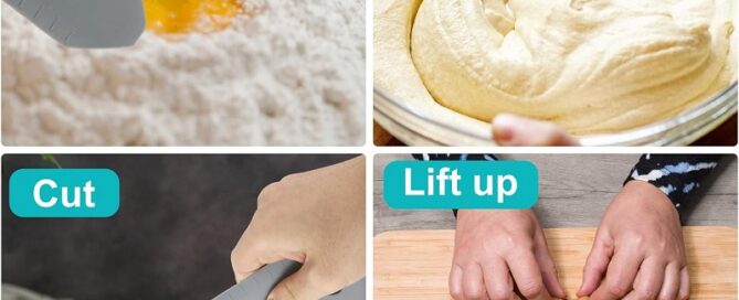 Silicone Dough Bowl Scrapers Multifunctional Silicone Pastry Scrapers Silicone Trowel & Scraper