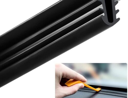 T Profile Rubber Seal Car Rubber Seal Strip Car Dustproof Seal Strip for Dashboard and Windshield