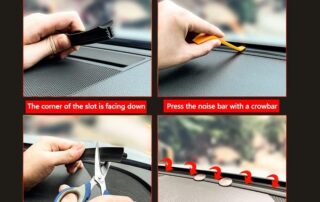 T Profile Rubber Seal Car Rubber Seal Strip Car Dustproof Seal Strip for Dashboard and Windshield