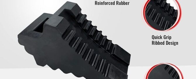 Wheel Arch Rubber Solid Heavy Duty Rubber Wheel Chocks Premium Chock for Car